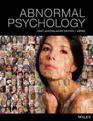 (Download Instantly) for Abnormal Psychology, 1st Australian Edition, Ann M. Kring, ISBN: 9780730344629   PDF BOOK