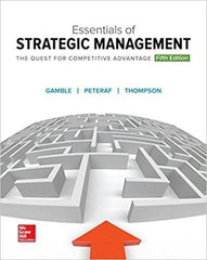 ()Essentials of Strategic Management: The Quest for Competitive Advantage 5th Edition   PDF BOOK